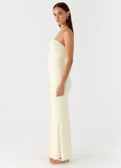 Right Hand Girl Maxi Dress - Lemon Yellow