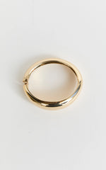 Finley Bracelet - Dome Cuff Bracelet in Gold