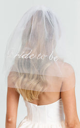 Gwyneth Veil - Bride To Be Tulle Veil in White