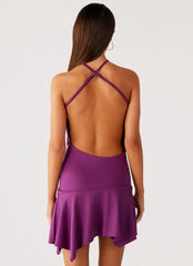 Twilight Tides Mini Dress - Violetta