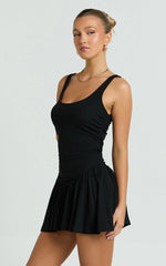 Lioness - Field of Dreams Mini Dress - In Onyx