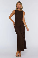 Studio Siren Maxi Dress Brown