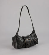 High Rating Buckle Strap Shoulder Bag