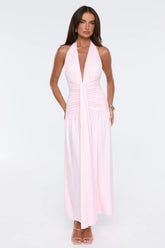 Endless Days Halter Maxi Dress Pink