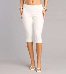Plans Secured Ponte Capri Pants