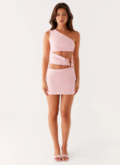 Malli Cut Out Mini Dress - Pink