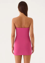 Ungodly Hour Mini Dress - Berry
