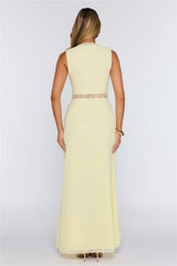 Emotional Elegance Maxi Dress Yellow