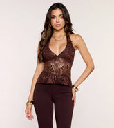 Caught Daydreaming Butterfly Lace Top