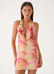 Jonna Mini Dress - Botanic Cheetah