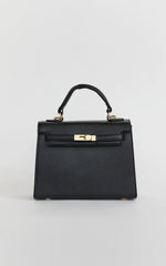 Hera Bag - Top Handle Crossbody Bag in Black