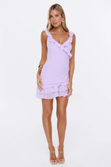 Slow Sunshine Mini Dress Lilac