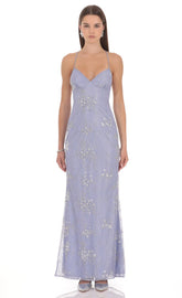 Lioréa Embellished Maxi Dress