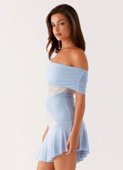 Ocean Road Mini Dress - Blue