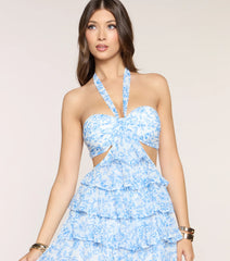 Love Story Floral Mini Dress