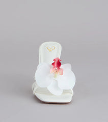 Vacay Mindset Tropical Flower Heels