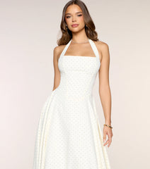 Picture Perfect Polka Dot Midi Dress