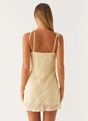 Remy Mini Dress - Yellow