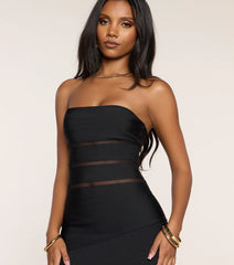 No Room For Maybe Bandage Mini Dress