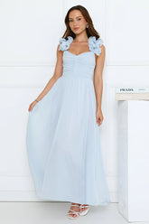 Dusk Pop Maxi Dress Blue