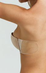 Backless Stick On Bra in Beige
