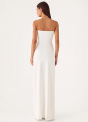Stole My Heart Maxi Dress - White