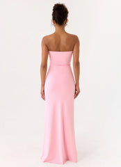 Sandrine Strapless Maxi Dress - Pink
