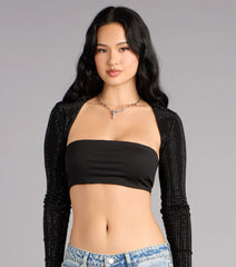 Glow Girl Rhinestone Bolero