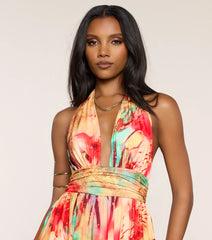 Sunshine On Schedule Halter Romper
