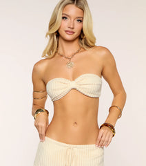 Salt Air Breeze Bandeau Tube Top