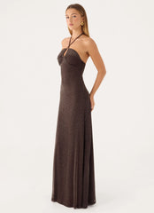 Summer Dream Maxi Dress - Chocolate