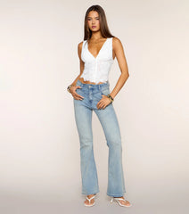 Pretty Persuasive Lace Corset Top
