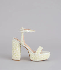 Here Comes The Glow Pearl Heels