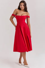 Scarlet Midi Sundress