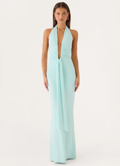 Emiliana Maxi Dress - Aqua