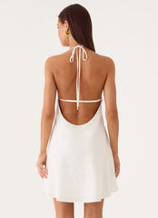Helden Mini Dress - White