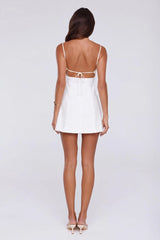 Summer Lane Mini Dress White