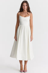 Ivory Corset Sundress