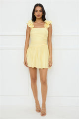Copenhagen Charm Mini Dress Yellow