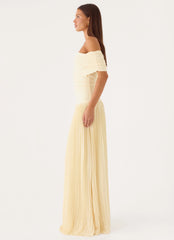 Harvest Sky Maxi Dress - Baby Yellow