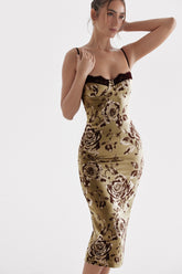 Floral Print Midi Dress