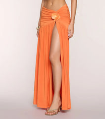 Booked For Sunset Slit Maxi Skirt