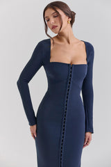 Midnight Bodycon Maxi Dress