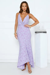 Pretty Haze Maxi Dress Lilac