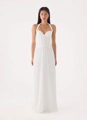 Tunnel Vision Maxi Dress - White