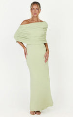 Capri Maxi Dress - Cape Dress in Sage
