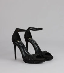 Elevated Intent Rhinestone Stiletto Heels