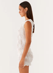 Bea Mini Dress - Ivory
