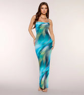 Endless Summer Abstract Maxi Dress