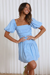 Pretty Pals Mini Dress Blue